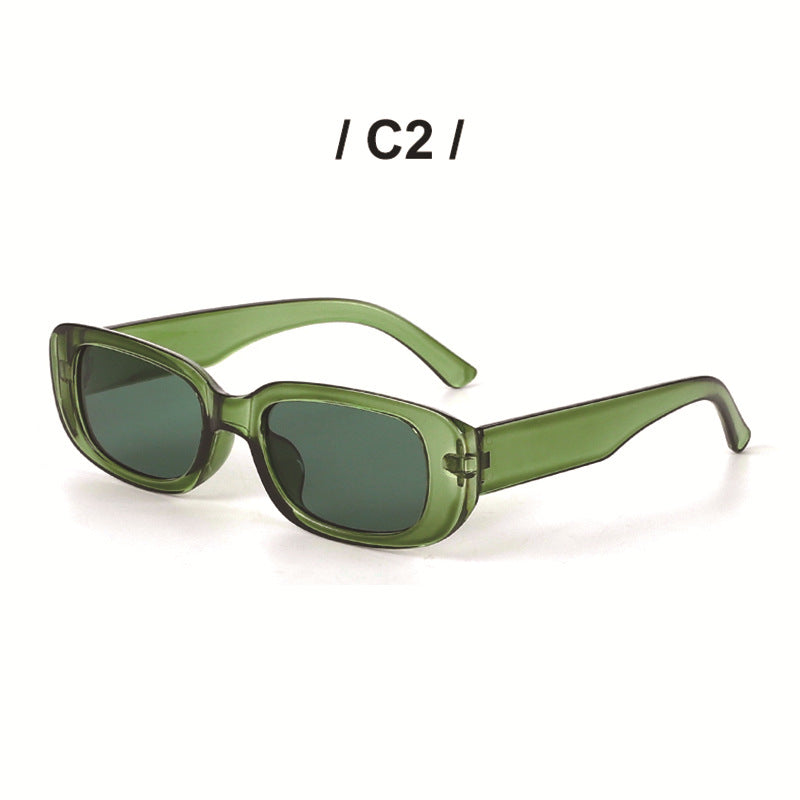 Wholesale PC Ladies Retro Small Frame Square Color Changing Sunglasses